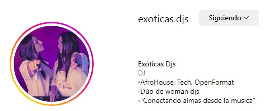 Exoticas djs instagram